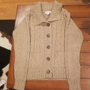 Button up sweater